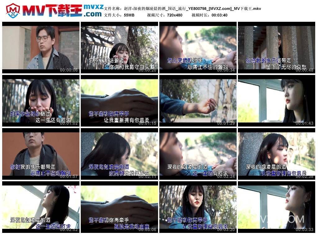 赵洋-深夜的烟凌晨的酒_国语_流行_YE800798